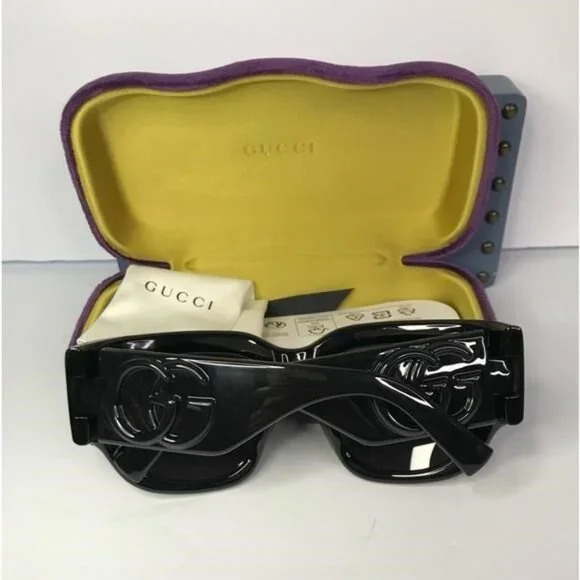 New 100% Authentic Gucci Grey Square Ladies Sunglasses  display picture 2